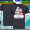 Super bowl lvii 2023 Chiefs vs eagles final logo T-shirt