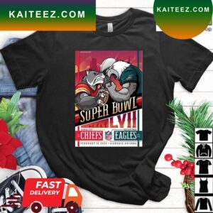 Super Bowl LVII 2023 Kansas City Chiefs vs Philadelphia Eagles NFL T-Shirt