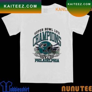 Super Bowl LVII Champions 2023 Philadelphia Eagles T-shirt