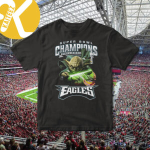 Super Bowl LVII Champions Philadelphia Eagels Yoda Unisex T-Shirt