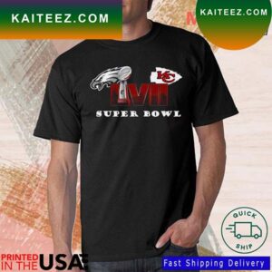 Super Bowl LVII Games 2023 Kansas City And Eagles Football T-Shirt