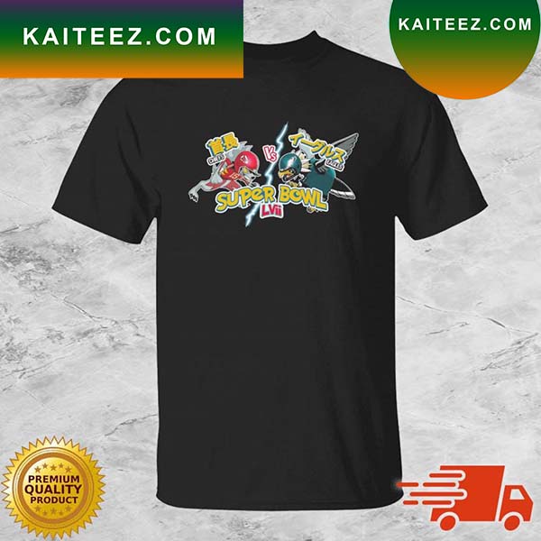 Super Bowl LVII Pokemon Kansas City Chiefs Vs Philadelphia Eagles T-shirt -  Kaiteez