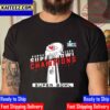 Travis Kelce Kansas City Chiefs Super Bowl LVII Champions Signature Vintage T-Shirt