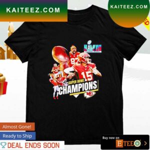 Super Bowl champions Kansas City Chiefs team T-shirt