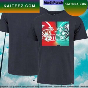 Superbowl LVII 2023 Kansas City Chiefs VS Philadelphia Eagles T-Shirt