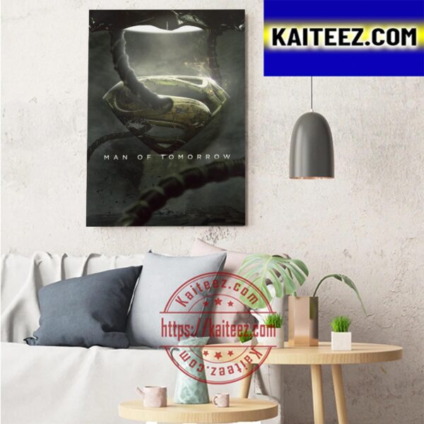 Superman Man Of Tomorrow Poster Movie Art Decor Poster Canvas