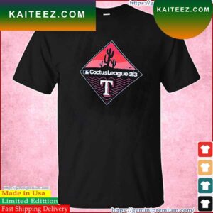 Texas Rangers Cactus League 2023 MLB Spring Training Diamond T-Shirt