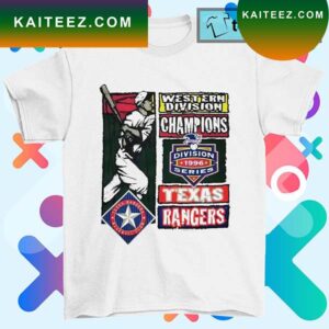 Texas Rangers western division champions division 1996 series T-shirt