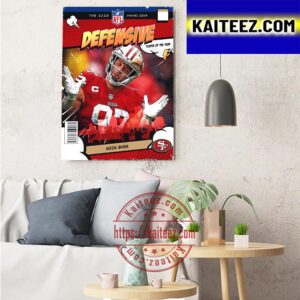The 2022 Defensive Player Of The Year Is Nick Bosa Art Decor Poster Canvas