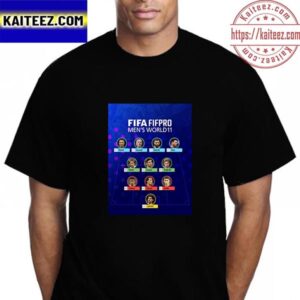 The 2022 FIFA FIFPRO Mens World 11 Vintage T-Shirt