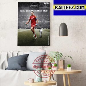 The Best FIFA Mens Goalkeeper Award 2022 Goes To Emi Martinez Art Decor Poster Canvas