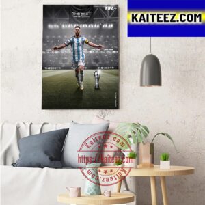 The Best FIFA Mens Player Award 2022 Goes To Lionel Messi Art Decor Poster Canvas