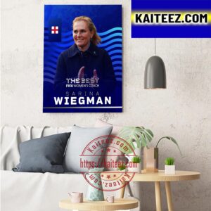 The Best FIFA Womens Coach 2022 Winner Is Sarina Wiegman Art Decor Poster Canvas