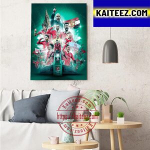 The EFL Carabao Cup Champions 2023 Are Manchester United Art Decor Poster Canvas
