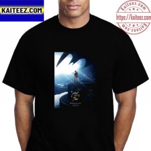 The Flash 2023 Worlds Collide Official Teaser Poster Vintage T-Shirt