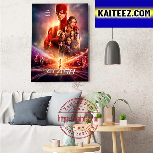 The Flash The Final Run Poster Art Decor Poster Canvas