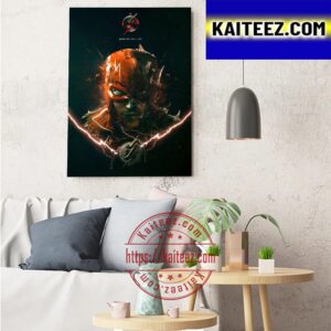 The Flash Worlds Collide Flash Variant Poster Movie Fan Art Art Decor Poster Canvas