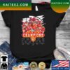 Three time super bowl Kansas city Chiefs Champions IV LIV LVII T-shirt