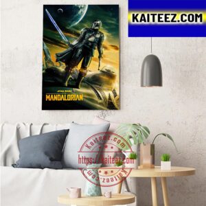 The Mandalorian Season 3 Official Poster Art Decor Poster Canvas
