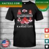 Tigers Kansas City Chiefs Vs Philadelphia Eagles 2023 LVII Super Bowl Champions T-shirt