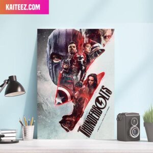 Thunderbolts Team Up Marvel Studios Upcoming Decor Canvas-Poster
