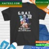 Tom Brady 7x Super Bowl Champions 5x Super Bowl Mvp, Goat Buccaneer Thank You Memories Signature T-shirt