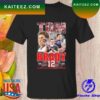 Tom Brady New England Patriots the goat 2000 2023 thank you for the memories signature T-shirt