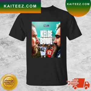 Travis Kelce Vs Jason Kelce Bowl 2023 LVII Super Bowl T-shirt