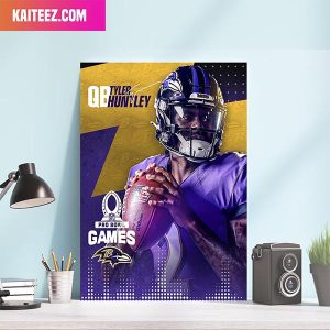 Tyler Snoop Huntley Has Been Named To The Pro Bowl Games Baltimore Ravens Home Decor Poster-Canvas