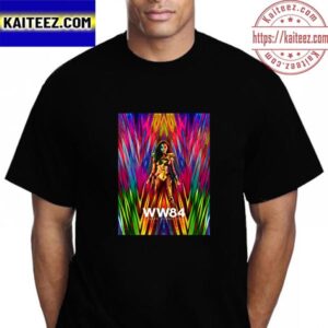 Wonder Woman 1984 WW84 Poster Movie Vintage T-Shirt