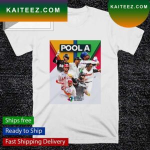 World Baseball Classic Pool A poster T-shirt