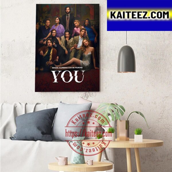 You Season 4 Social Climbing Can Be Murder Art Decor Poster Canvas