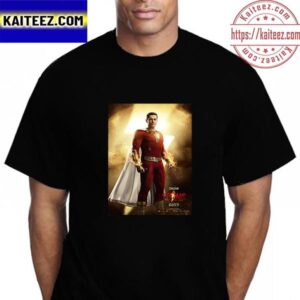 Zachery Levi As Shazam In Shazam Fury Of The Gods Vintage T-Shirt