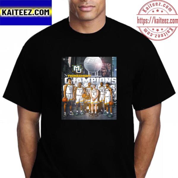 2023 Big East Tournament Champions Are Marquette Golden Eagles Mens Basketball Vintage T-Shirt