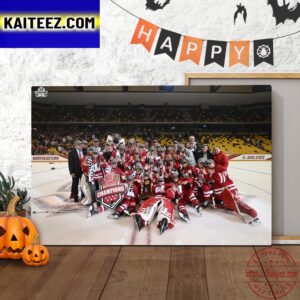 2023 NCAA Womens Hockey National Champions Are Wisconsin Badgers Art Decor Poster Canvas