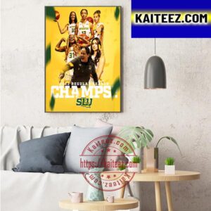2023 Regular Season Champions Are Southeastern Womens Basketball Art Decor Poster Canvas