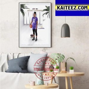 2023 Sun Belt Conference Tournament MOP Is Kiki Jefferson Of James Madison Dukes Womens Basketball Art Decor Poster Canvas