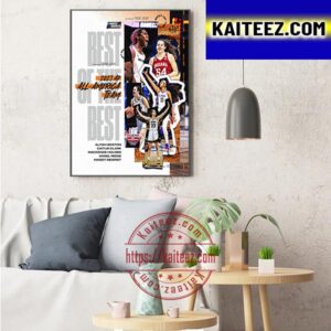 2023 Womens AP All America Team Of NCAA March Madness Art Decor Poster Canvas