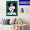 2023 World Baseball Classic MVP Is Shohei Ohtani Art Decor Poster Canvas