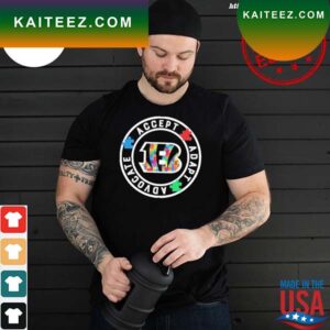 NFL Cincinnati Bengals Accept Adapt Advocate Autism T-shirt