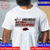 Arkansas Razorbacks 2023 NCAA Mens Indoor Track & Field National Champions Vintage T-Shirt
