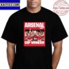 Arsenal The FA Womens Continental League Cup Champions Vintage T-Shirt
