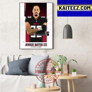 Atlanta Falcons Sign Jessie Bates III Cincinnati Bengals NFL Art Decor Poster Canvas