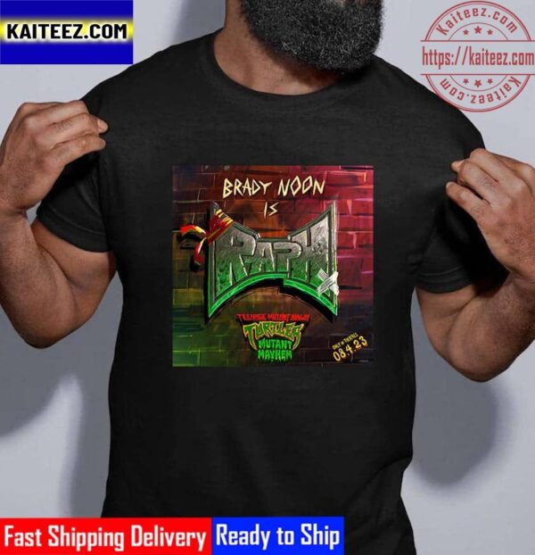 Brady Noon Is Raphael In Teenage Mutant Ninja Turtles Mutant Mayhem Vintage T-Shirt