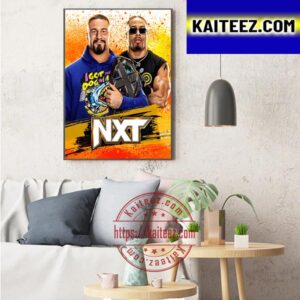 Bron Breakker Vs Carmelo Hayes In WWE NXT Championship Match At Stand And Deliver Art Decor Poster Canvas