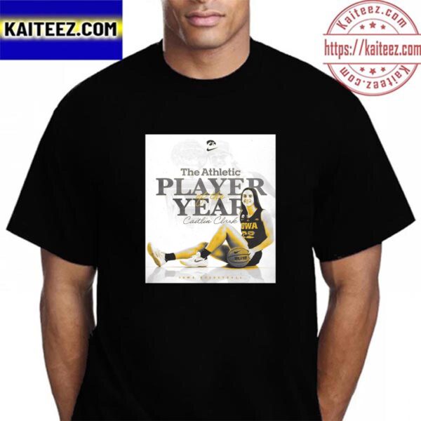 Caitlin Clark Is The Athletic WBB Player Of The Year Vintage T-Shirt