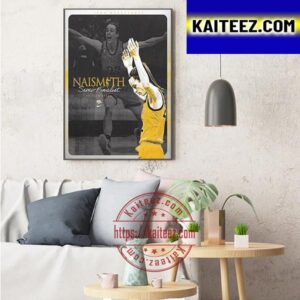 Caitlin Clark Of Iowa Womens Basketball x Naismith Awards Semi Finalist Art Decor Poster Canvas