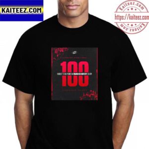 Carolina Hurricanes 100 Standings Points In NHL Vintage T-Shirt