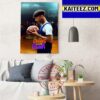 Caitlin Clark Is BIG Ten Player Of The Year Art  Decor Poster Canvas