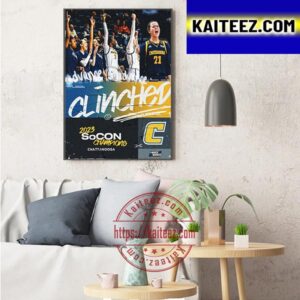 Chattanooga Womens Basketball Are 2023 SoCON Champions Art Decor Poster Canvas